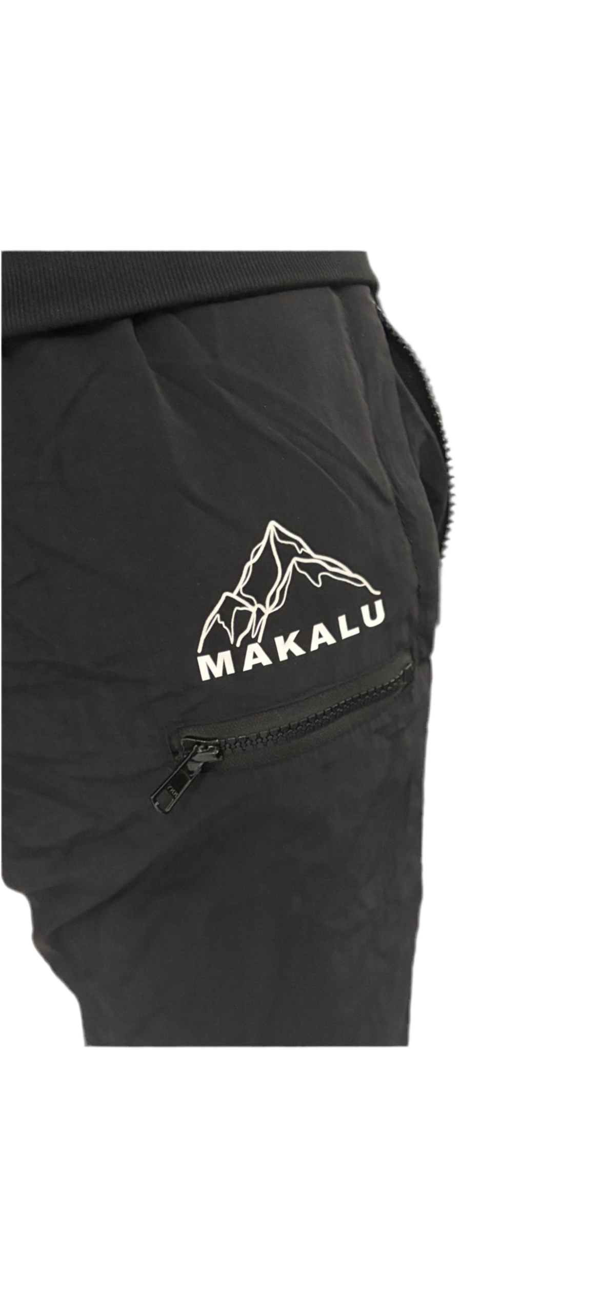 Makalu Black Nylon Tracksuit