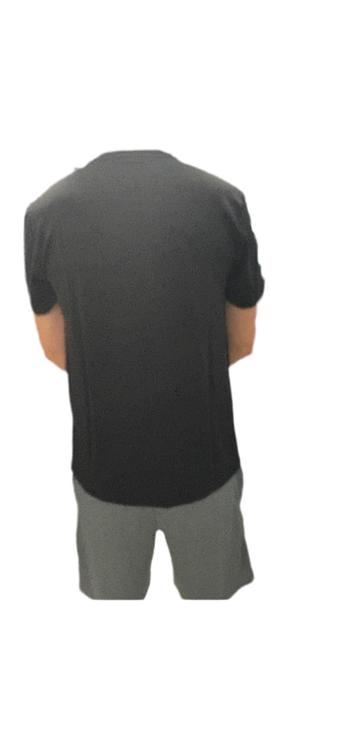 Men's Activewear Streetwear T-Shirt - Black & Grey