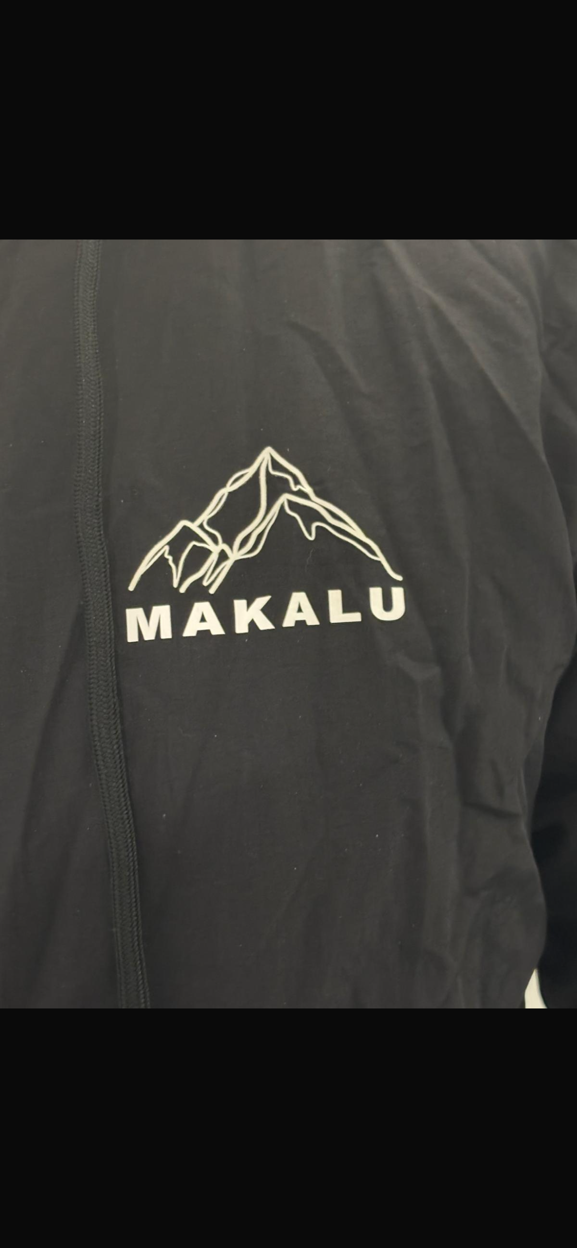 Makalu Black Nylon Tracksuit