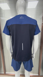 PRE‑ORDER - Two‑Tone Blue Short Set: Enkrateia (March Delivery) - Limited Units!