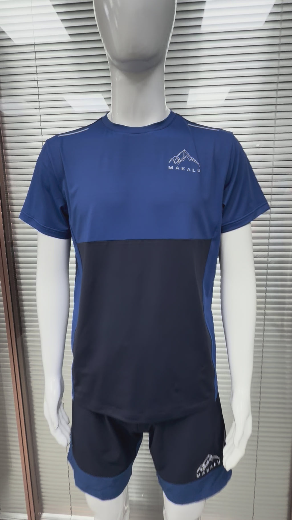 PRE‑ORDER - Two‑Tone Blue Short Set: Enkrateia (March Delivery) - Limited Units!