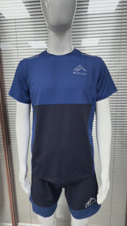 PRE‑ORDER - Two‑Tone Blue Short Set: Enkrateia (March Delivery) - Limited Units!