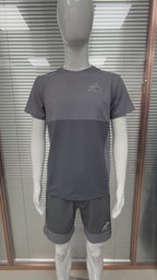 PRE‑ORDER - Two‑Tone GREY Atlas Short Set:  (March Delivery) - Limited Units!